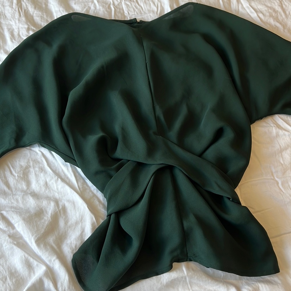 Hunter green shirt